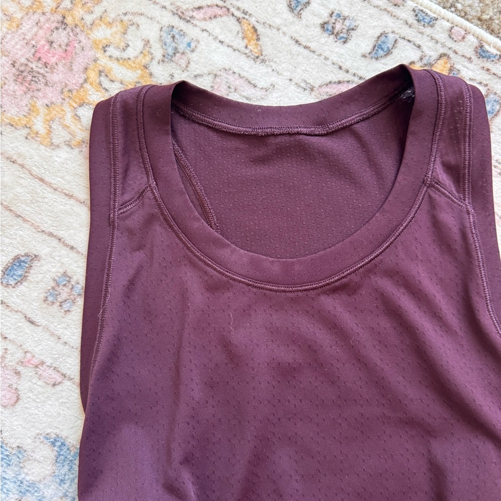 Lululemon fast & free singlet top